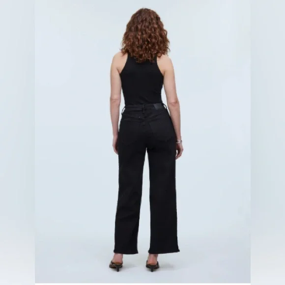 Madewell "Curvy Perfect Vintage Wide Leg" Jeans - Picture 2 of 9